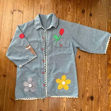 레어! BIGMAC (택 없음) 샴브레이 셔츠