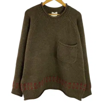 [ 가격 인하 가능 ] Camphor wood 니트 브라운