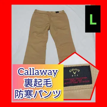 Callaway 여성용 골프 팬츠 방한 팬츠 속기모 L