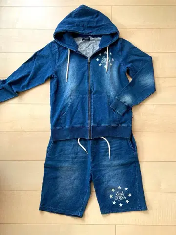 디바이너 셋업 데님 M