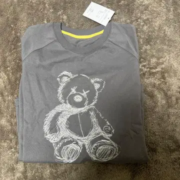 [ 미사용 새상품 ] PERSONS 테디베어 자수 T셔츠