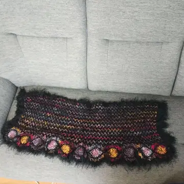 핸드메이드 손뜨개질 크로셰 뜨개질 멋스러운 숄 스톨