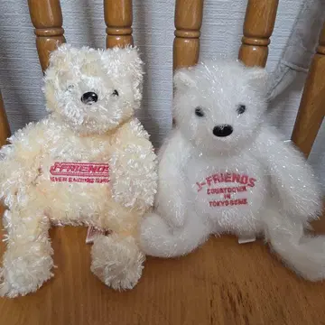 J-FRIENDS 봉제 인형 크림색 화이트