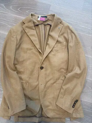 딸리아또레 캐시미어 100% 자켓 빔즈 벨벳