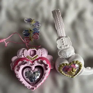 프리큐어 아이돌 하트 브로치 & 아이돌 하트 인컴 세트