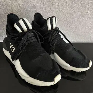 Y-3 kaiwa knit 하이컷 스니커즈 블랙 27cm