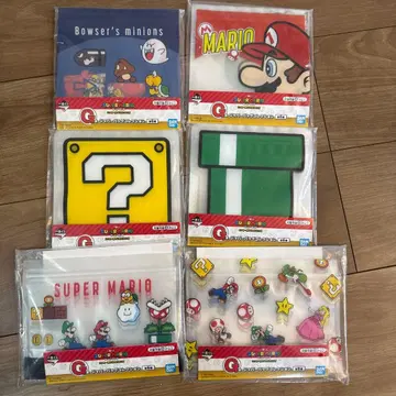 제일복권 마리오 G상 지퍼백 컬렉션 6종 컴플리트