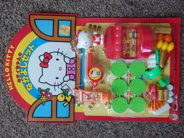 새상품 빈티지 상품 KITTY 키티 소꿉놀이 세트 초기 1976