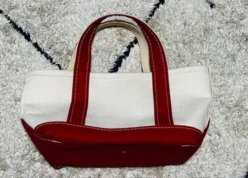 L.L.Bean 토트백 레드 화이트