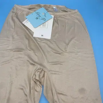 와코루 실크 100% 스패츠 레깅스 베이지