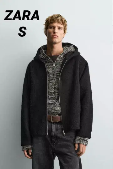 ZARA 자라 인조 모피 셔츠 자켓 S