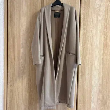 MICA & DEAL 베이지 롱 코트 36