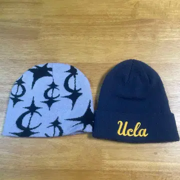 UCLA와 adidas의 니트 모자 2세트
