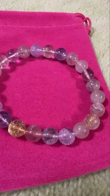 기적의 크리스탈 슈퍼 세븐 팔찌 8mm