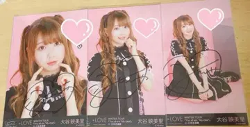 이코라부 오타니 에미리 슈키피1 친필 코멘트 포함 컴프 브로마이드