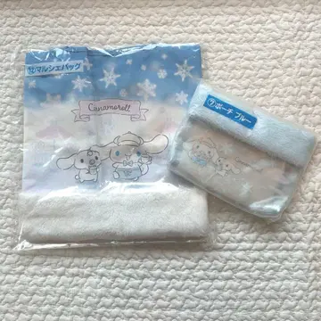 산리오 시나모롤 당첨 복권 파우치 블루 마르쉐 백 2개 세트