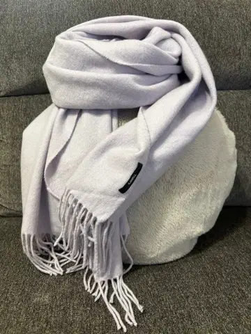 띠어리 대형 머플러 스톨 숄 연보라 퍼플
