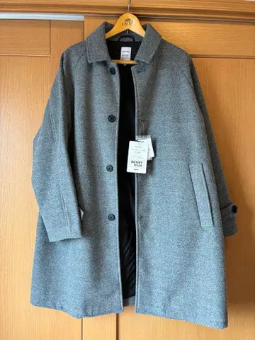 [ 새상품 ] PLUS ONE 멜톤 스텐카라 코트