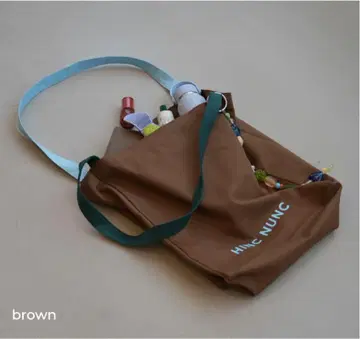 HINC NUNC 토트백 백 브라운