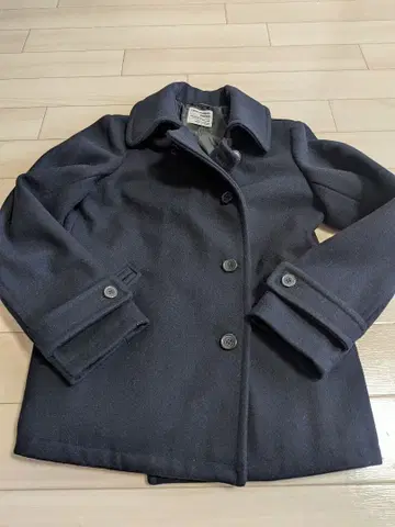 새상품 어반 리서치 도어스 네이비 울 혼방 피 코트