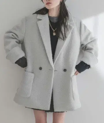 JEANASIS 컬리 부클레 W 자켓