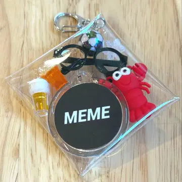 SnowMan 파우치 키링 메메