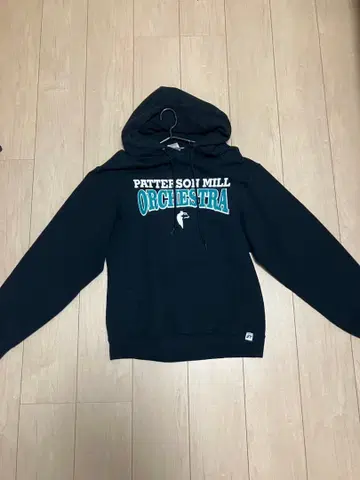 RUSSELL ATHLETIC 블랙 후드티 S