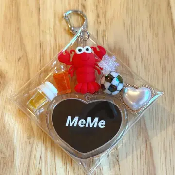 SnowMan 담은 파우치 키링 메메