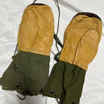 라지 미 공군 장비 실물 N-4B 방한 미튼 /트리거 미튼/