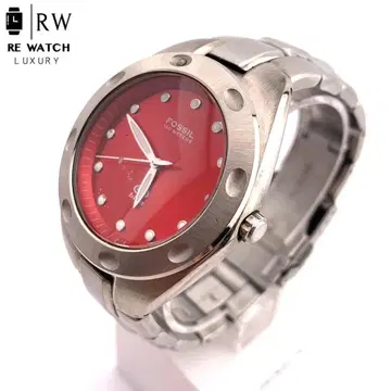 7-4942 FOSSIL AM-3315 빨간색 손목시계(쿼츠)