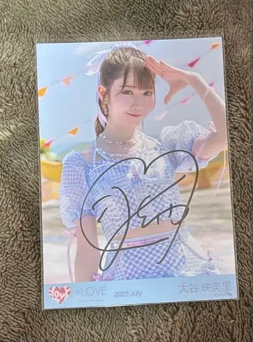 이코라부 오타니 에미리 친필 브로마이드 나츠마토페 가창 의상 1 중