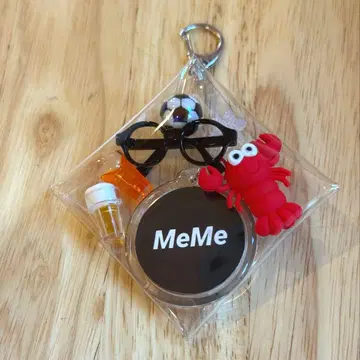 SnowMan 파우치 키링 메메