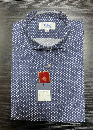 BLEU NIMES 네이비 긴팔 셔츠 영국옥 박스 포함
