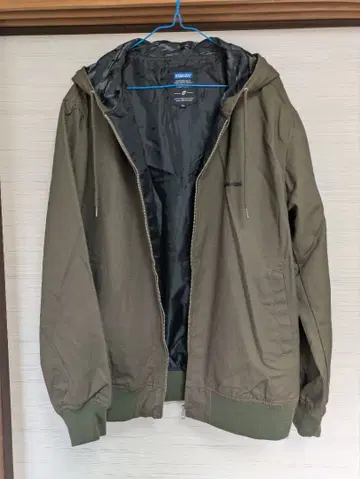 DOUBLE STEAL 후드 부착 자켓 XL 올리브