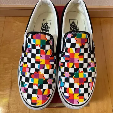 VANS 슬립온 체커보드 꽃무늬