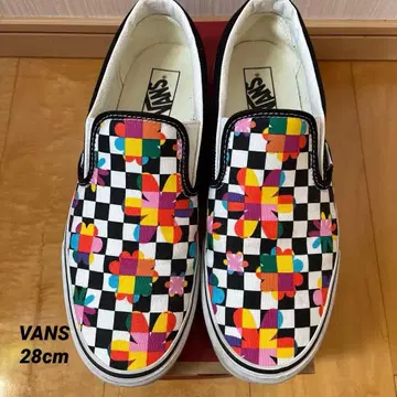 VANS 슬립온 체커보드 꽃무늬
