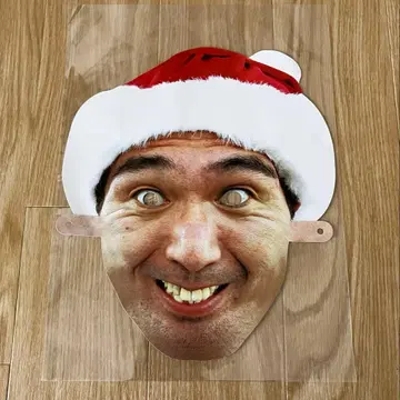 레어! 미사용 에가시라 2:50 에가쨩 크리스마스 가면