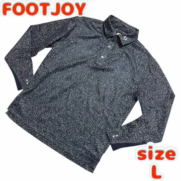 FOOTJOY 남성용 긴팔 셔츠 골프 L 사이즈 올 패턴 네이비