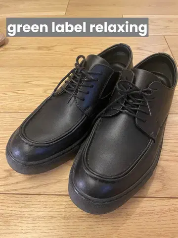 새상품급 green label relaxing 사이드 고어 U칩 스니커즈