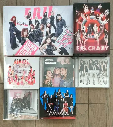 E-girls Happiness Flower 묶음 판매 CD + DVD