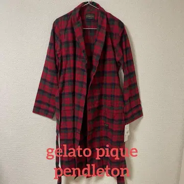 [새상품] gelato pique PENDLETON 펜들턴 가운 빨간색