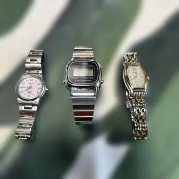 여성용 시계 세트 (아날로그, 디지털)