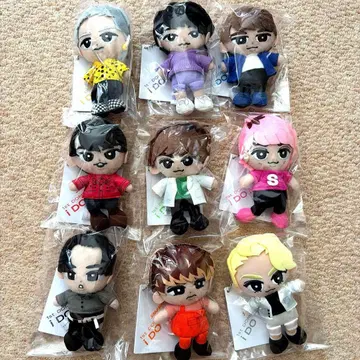 [ 새상품 미개봉 ] SnowMan 스노치루 매달리기 인형 9인 세트