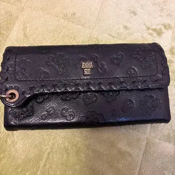 ANNA SUI 블랙 장지갑
