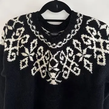 MARCELO BURLON 노르딕 무늬 스웨터