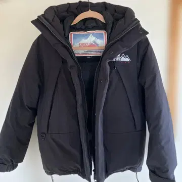 FIRST DOWN 블랙 다운 자켓 L