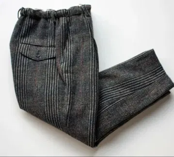 고쉬 체비오트 체크 울 팬츠