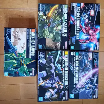 HG 건담 프라모델 5종 세트 AMX-107 BAWOO 외