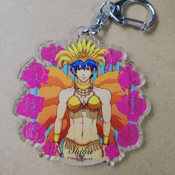 학원 핸섬 신규 일러스트 아크릴 키링 시가 신고