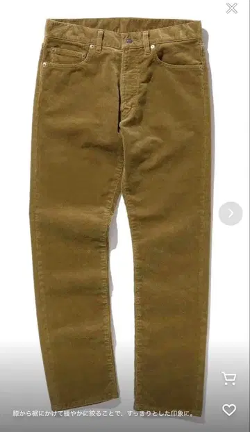 BEAMS PLUS / 5 포켓 테이퍼드 코듀로이 팬츠